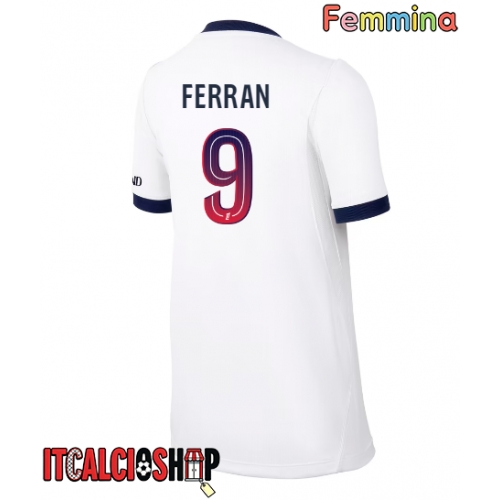 Paris Saint-Germain Ferran Torres #9 Seconda Maglia Femmina 2026-27 Manica Corta
